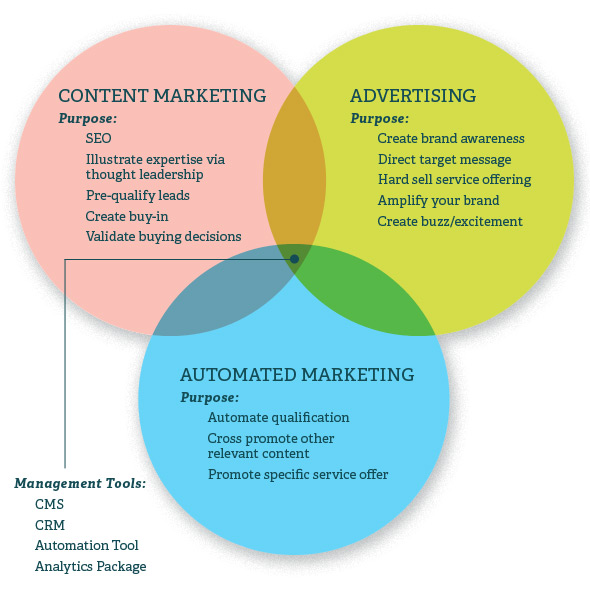 Professional Services Content Marketing Model