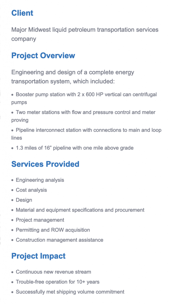 key elements of a case study